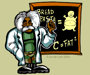 Gunnery Sergeant Albert Einstein is a genius in nutrition