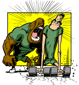 Pinching an inch after being away for awhile