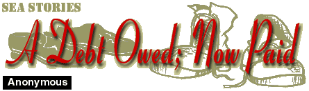 A Debt Owed; Now Paid