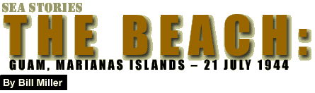 The Beach: Guam, Marianas Islands, 21 July 1944: By Bill Miller