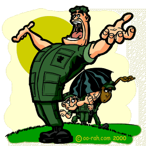 Marine Commands the Rain