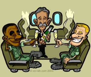 Marines can't believe their good fortune