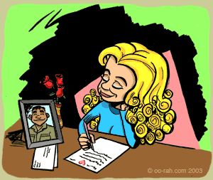 Woman writes to her future husband